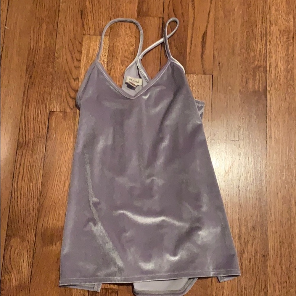 Madewell Velvet Tank Top